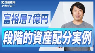 富裕層7億円のタイミングを分散した段階的資産配分実例